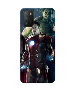 Ironman hulk space Poco M3 Back Cover