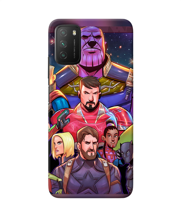 Avengers animate Poco M3 Back Cover