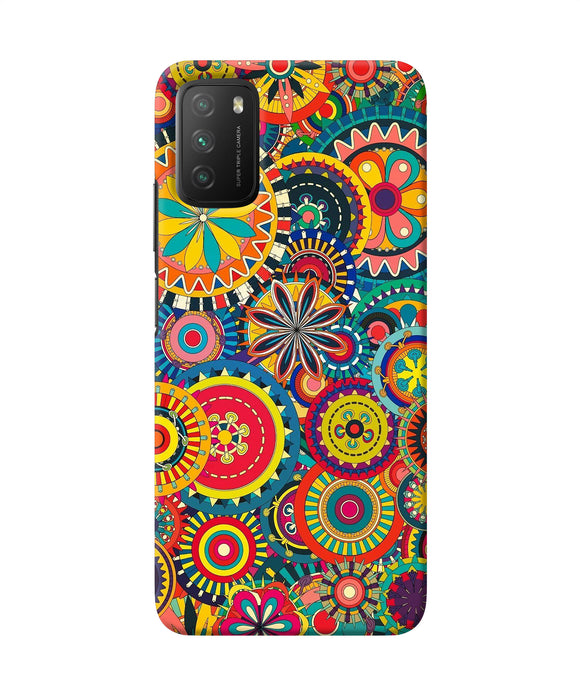 Colorful circle pattern Poco M3 Back Cover