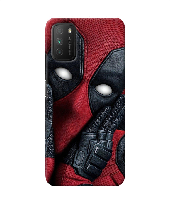 Thinking deadpool Poco M3 Back Cover