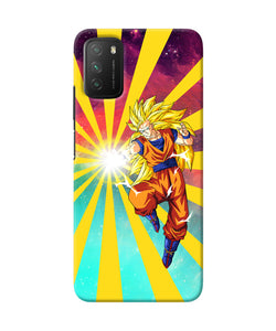 Goku super saiyan Poco M3 Back Cover