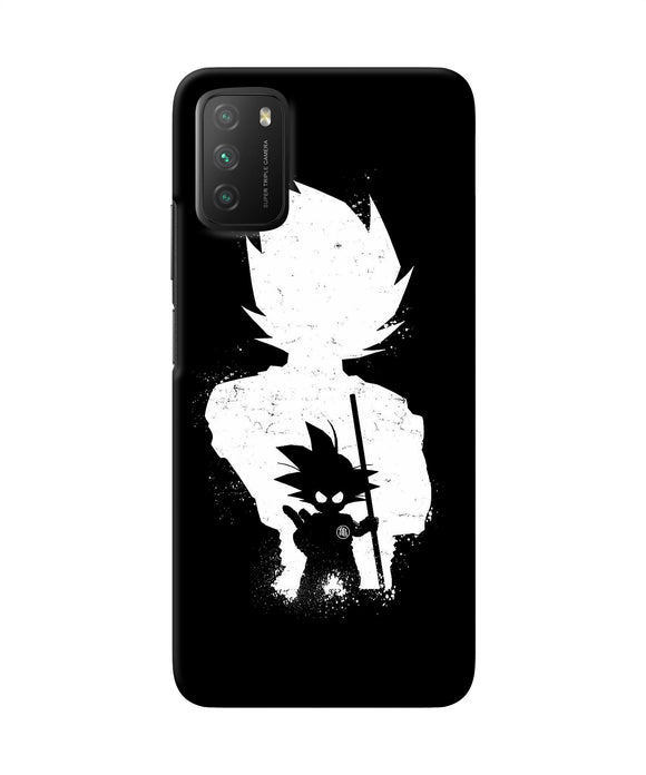 Goku night little character Poco M3 Back Cover