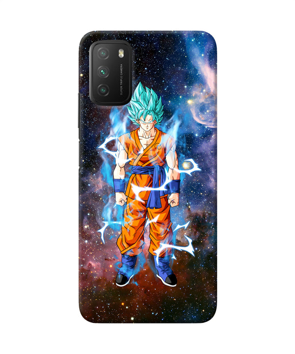 Vegeta goku galaxy Poco M3 Back Cover