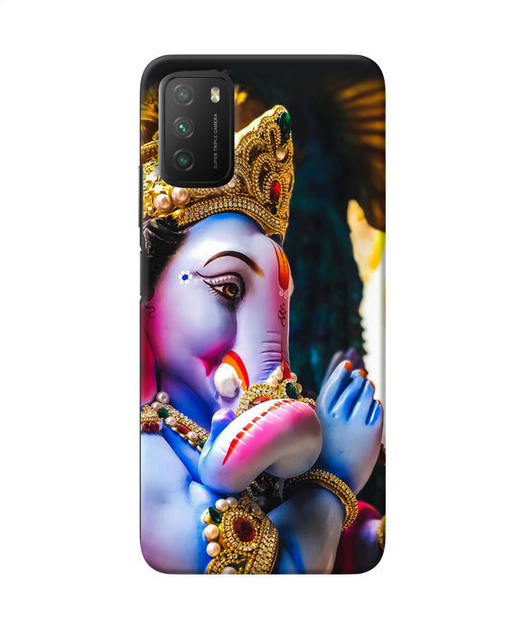 Lord ganesh statue Poco M3 Back Cover