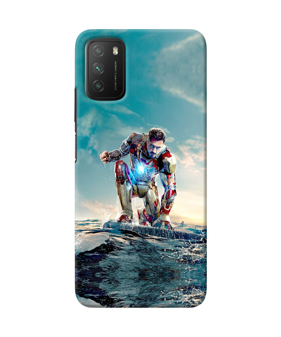 Ironman sea side Poco M3 Back Cover