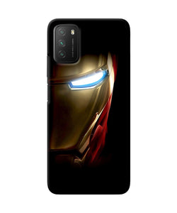 Ironman half face Poco M3 Back Cover