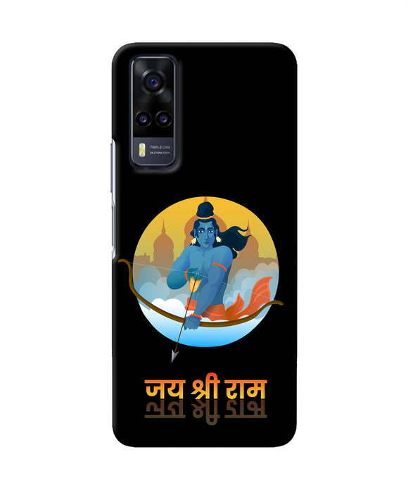 Black Jay Shree Ram Vivo Y31 Back Cover