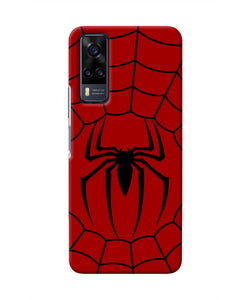 Spiderman Web Vivo Y31 Real 4D Back Cover