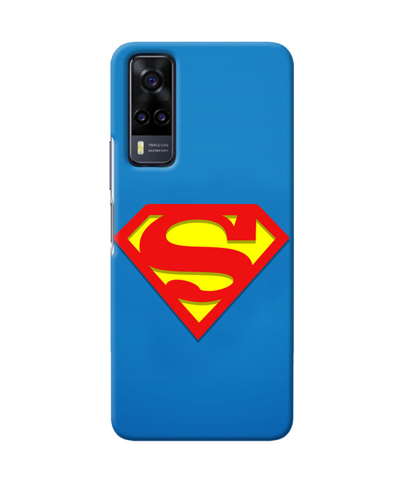 Superman Blue Vivo Y31 Real 4D Back Cover