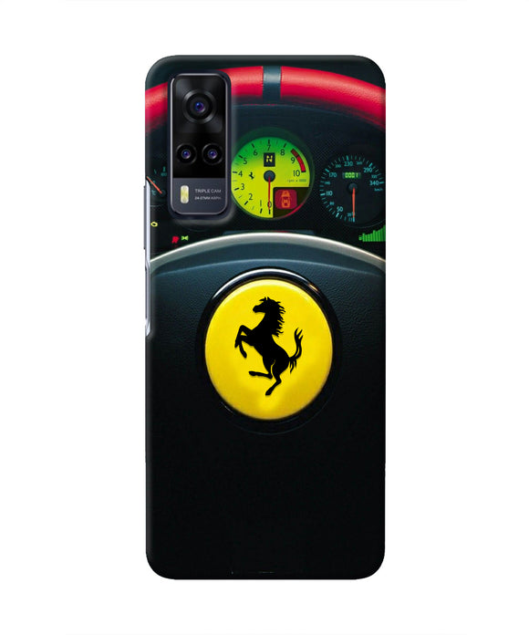 Ferrari Steeriing Wheel Vivo Y31 Real 4D Back Cover