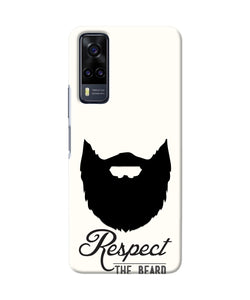Respect the Beard Vivo Y31 Real 4D Back Cover