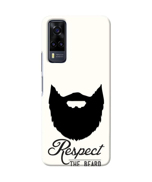 Respect the Beard Vivo Y31 Real 4D Back Cover