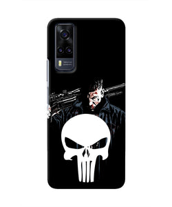 Punisher Character Vivo Y31 Real 4D Back Cover