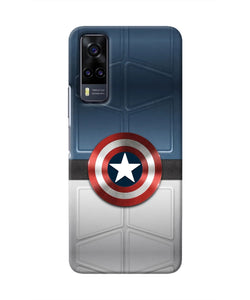 Captain America Suit Vivo Y31 Real 4D Back Cover