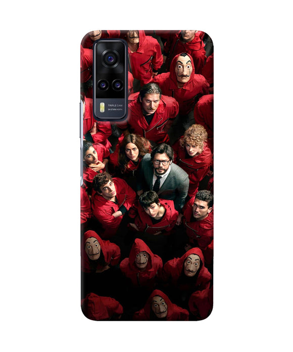 Money Heist Professor with Hostages Vivo Y31 Back Cover