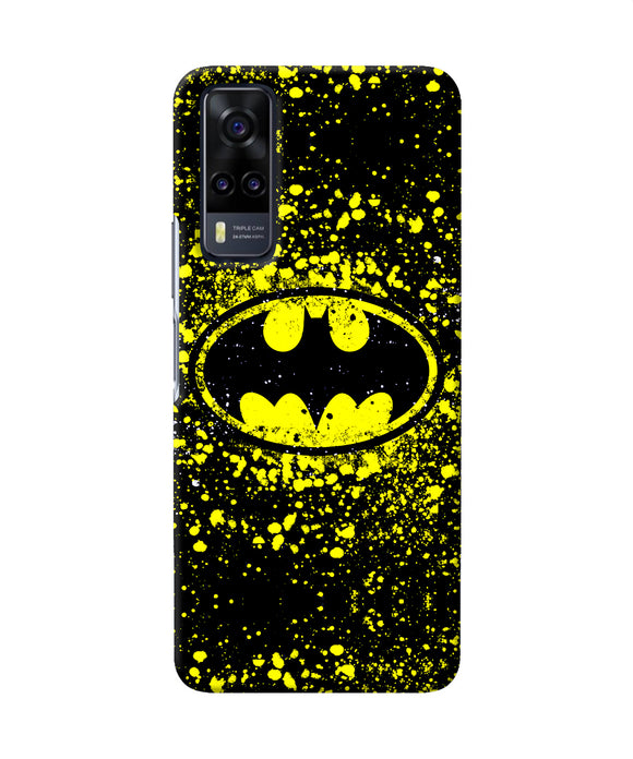 Batman last knight print yellow Vivo Y31 Back Cover