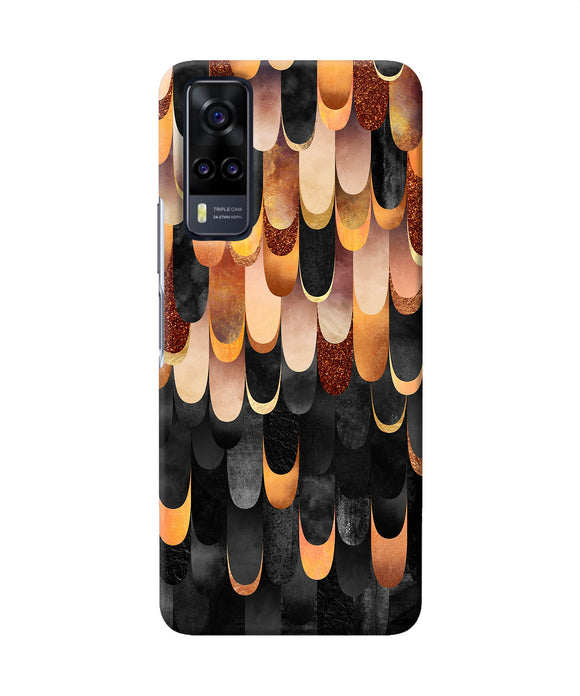 Abstract wooden rug Vivo Y31 Back Cover