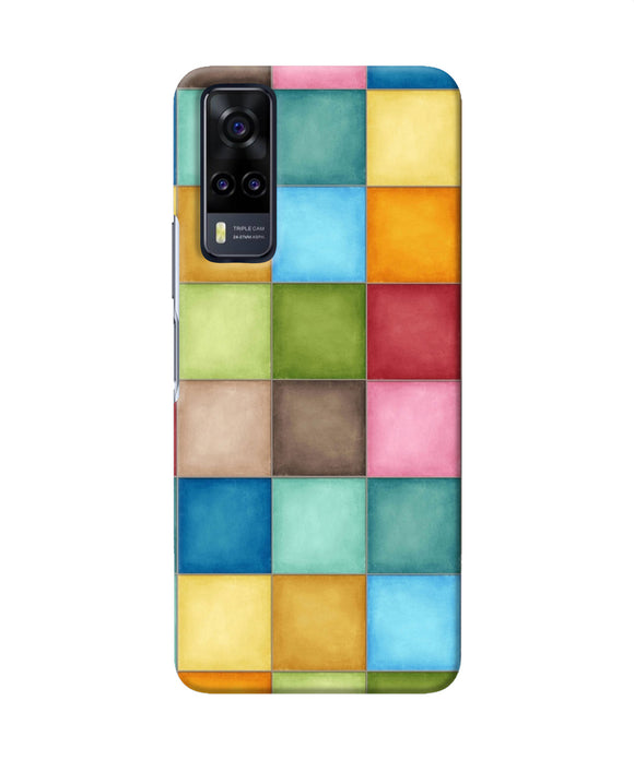 Abstract colorful squares Vivo Y31 Back Cover