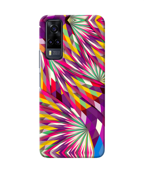Abstract colorful print Vivo Y31 Back Cover