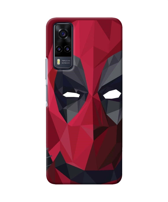 Abstract deadpool mask Vivo Y31 Back Cover