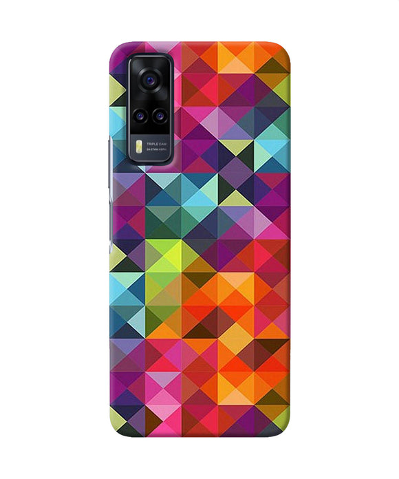 Abstract triangle pattern Vivo Y31 Back Cover