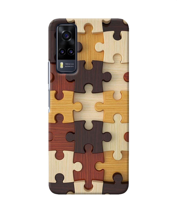 Wooden puzzle Vivo Y31 Back Cover