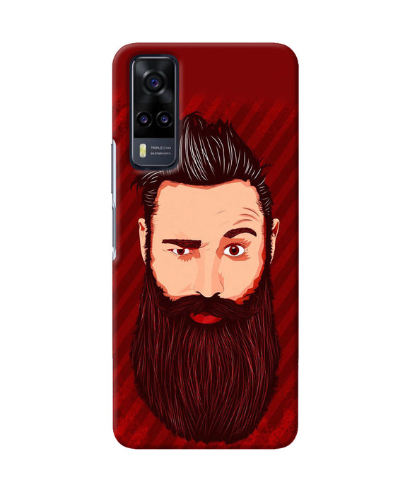 Beardo character Vivo Y31 Back Cover