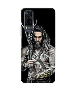 Aquaman trident black Vivo Y31 Back Cover