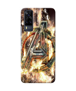 Avengers burning logo Vivo Y31 Back Cover