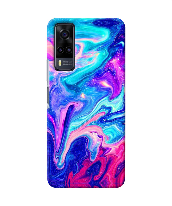 Abstract colorful water Vivo Y31 Back Cover