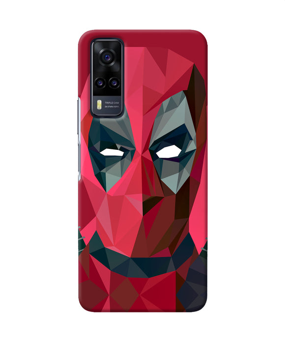 Abstract deadpool full mask Vivo Y31 Back Cover