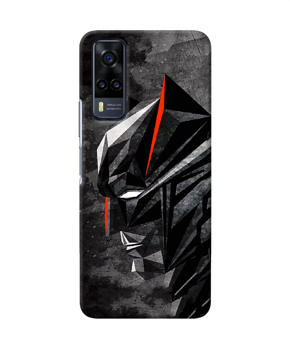 Batman black side face Vivo Y31 Back Cover