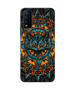 Angry Owl Art Vivo Y12s Back Cover