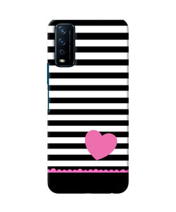 Abstract heart Vivo Y12s Back Cover