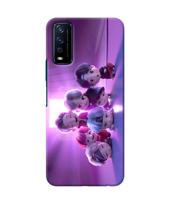 BTS Chibi Vivo Y12s Back Cover