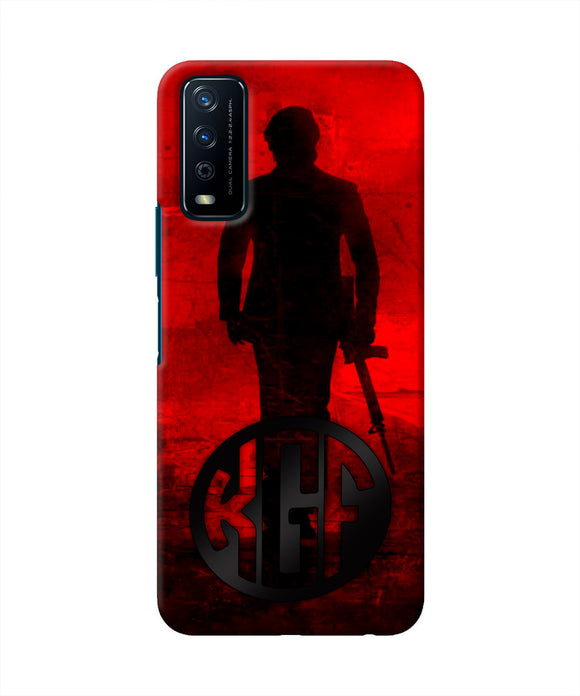 Rocky Bhai K G F Chapter 2 Logo Vivo Y12s Real 4D Back Cover