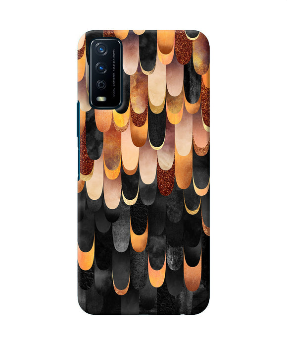 Abstract wooden rug Vivo Y12s Back Cover