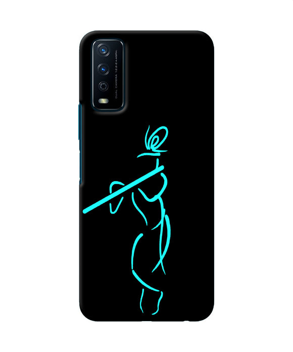 Lord krishna sketch Vivo Y12s Back Cover