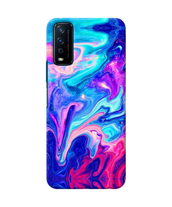 Abstract colorful water Vivo Y12s Back Cover