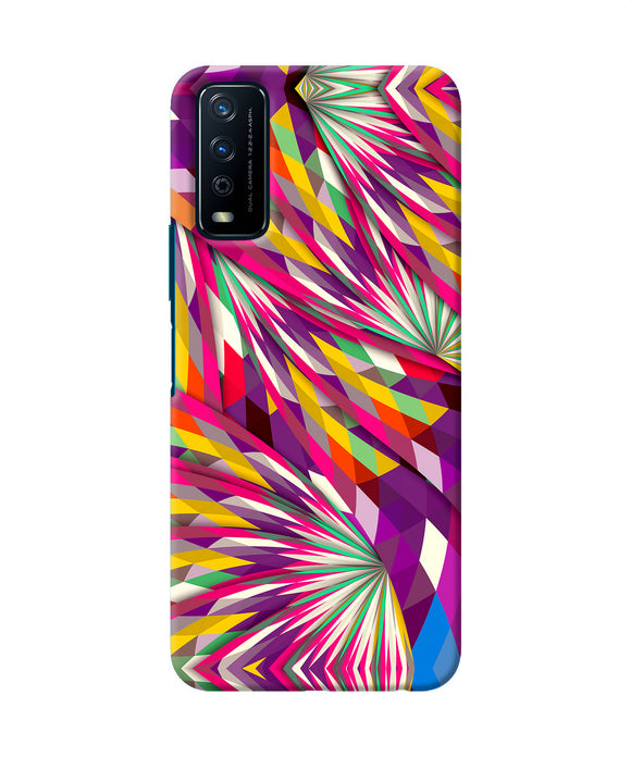 Abstract colorful print Vivo Y12s Back Cover