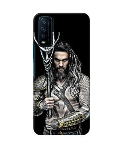 Aquaman trident black Vivo Y12s Back Cover