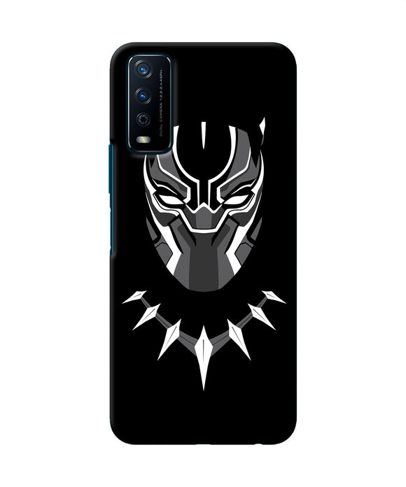 Black penthon cartoon Vivo Y12s Back Cover