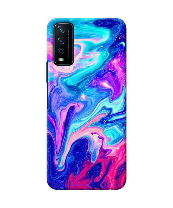 Abstract colorful water Vivo Y12s Back Cover