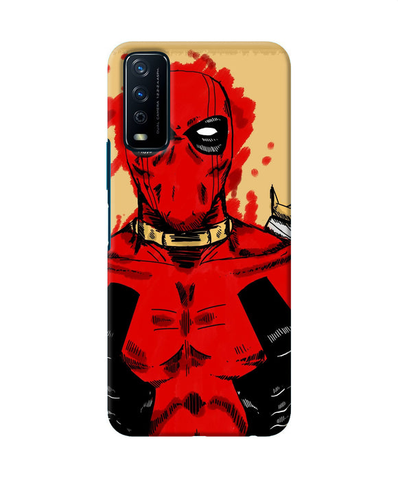 Blooded deadpool Vivo Y12s Back Cover