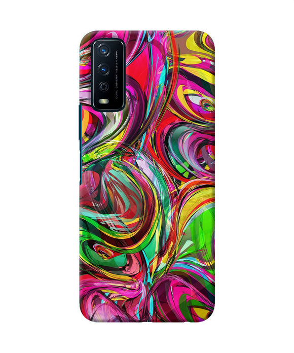 Abstract colorful ink Vivo Y12s Back Cover