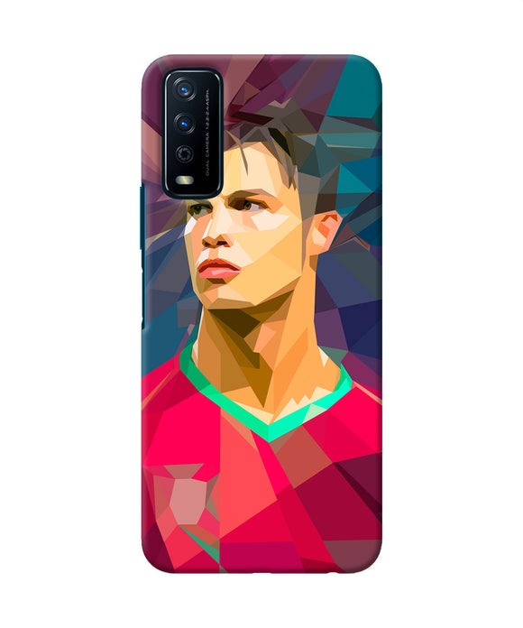 Abstract ronaldo Vivo Y12s Back Cover