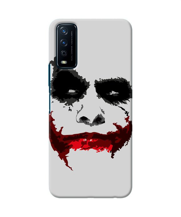 Joker dark knight red smile Vivo Y12s Back Cover