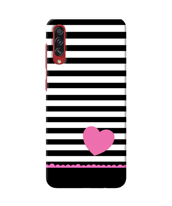 Abstract heart Samsung A70s Back Cover