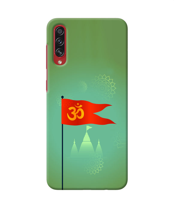 Om Flag Ram Mandir Samsung A70s Back Cover