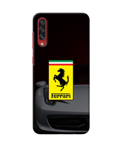 White Ferrari Samsung A70s Real 4D Back Cover